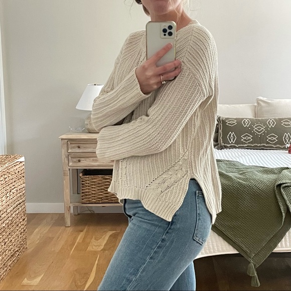 Aerie Cream Sweater - Picture 2 of 5